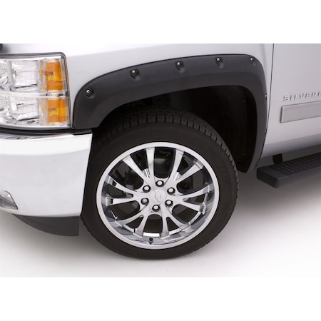 Lund 17-17 F250/350/450 SUPER DUTY RX-RIVET STYLE 4PC TEXTURED BLACK RX129T